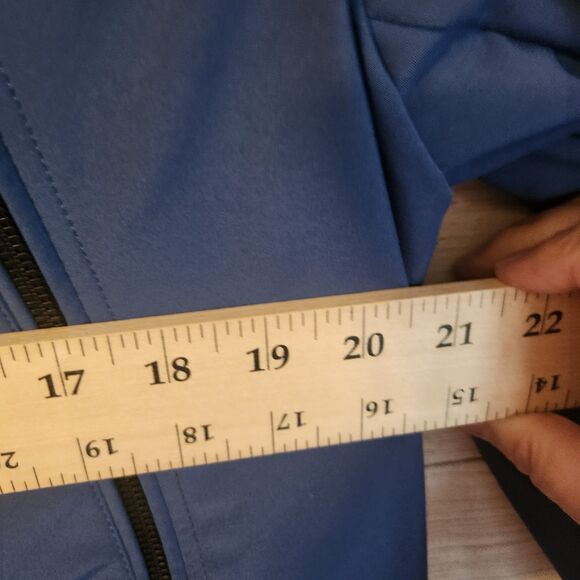 Calvin Klein Sherpa Lined Hooded Softshell Jacket Men's Size L Blue CM105270 - Picture 4 of 7